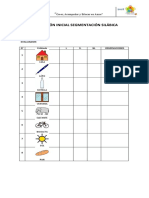 Evaluación Segmentación Silábica Kinder