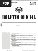 BO N.º 65, I Série, de 14-11-2017