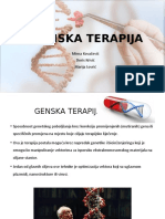 Genska Terapija