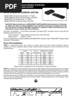 Channel Master CM9521A Manual