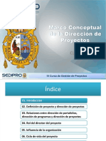 Marco Conceptual de La Dirección de Proyectos