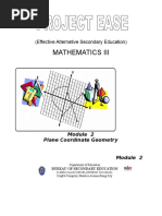 Module 2 - Plane Coordinate Geometry