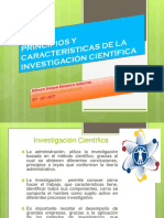 Principios y Características de La Investigación Científica