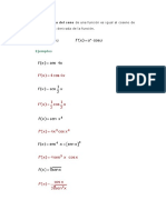 Derivada de Una Funsion Trigonometrica