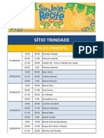 Programação Oficial Do São João Do Recife