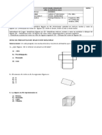 Prueba Observo y Construyo Cuarto Básico Figuras 3D