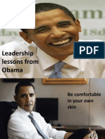 Leadership Lessons From Obama