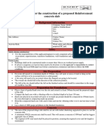Method Statement RC Slab PDF