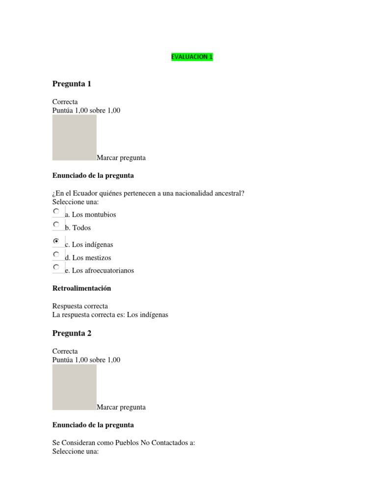 Evaluacion 1 Interculturalidad Medicina