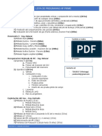 Lista Programas