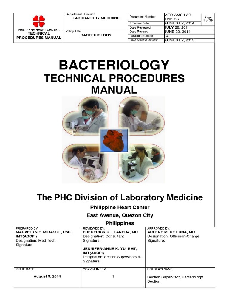Laboratory Bacteriology Medical Laboratory Infection