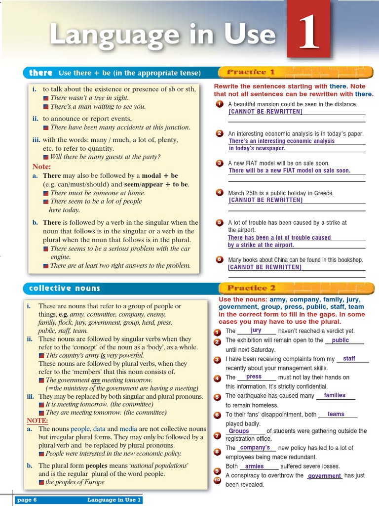 Understanding Collective Nouns Usage | PDF | Plural | Perfect (Grammar)