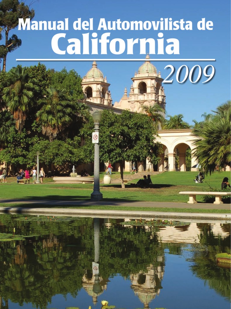 Manual Del Automovilista de California PDF Prueba (evaluación