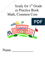 My Getting Ready For 1st Grade Math Summer PracticeBook Commo