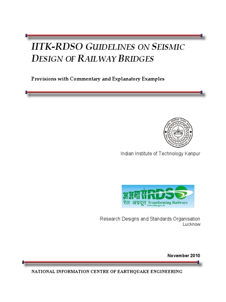 Iitk Rdso Guidelines | PDF | Earthquakes | Normal Mode
