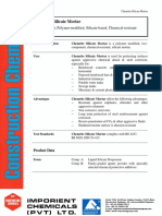 Chemrite Silicate Mortar