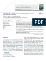 A Clinical Trial of Cranial Electrothera