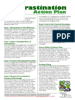 Procrastination Flyer - Action Plan PDF