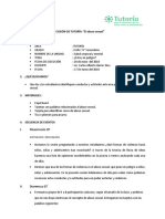 10ma Sesión de Tutoría 3año