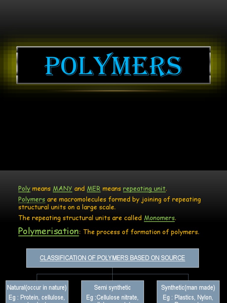 Polymer Basics | PDF | Polymers | Polyethylene