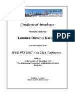 Certificate of Attendance: Lorence Dominic Narcise