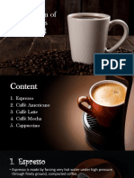 Classification of Beverages-Coffee