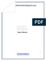 SQL Study Material PDF