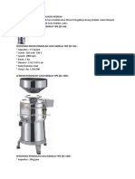 Alat Dan Mesin Pengolah Susu Kedelai