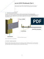 Bolted Connections in ANSYS Workbench