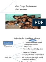 Kedudukan Dan Fungsi Bahasa Indonesia