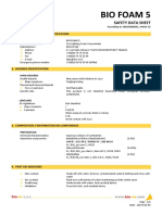 Bio Foam 5: Safety Data Sheet