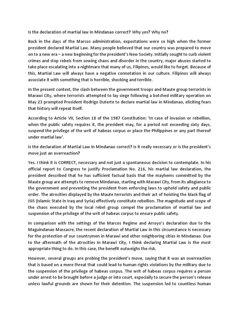 Life during martial law image