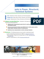 Measurements in Power, Structural, and Technical Systems