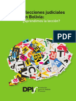 Informe Dplf Elecciones Judiclaes