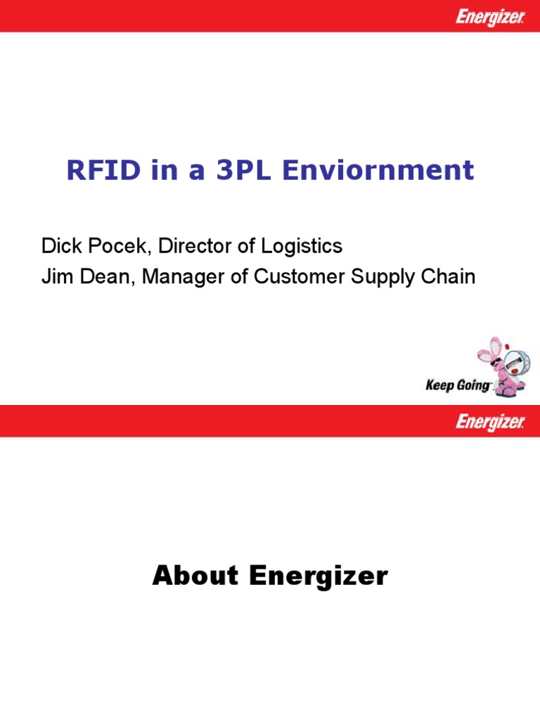 Energizer's RFID Implementation Overview | PDF | Radio Frequency ...