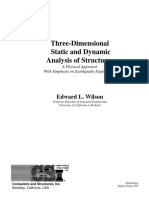 Three-Dimensional Static and Dynamic Analysis of Structures: Edward L. Wilson