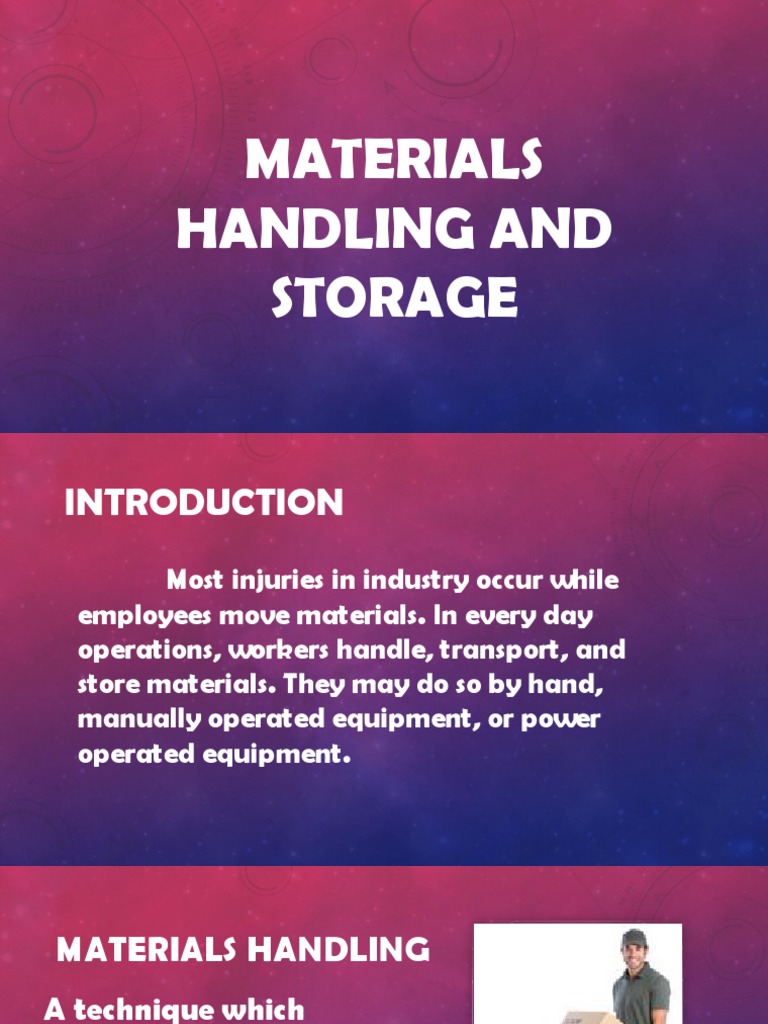 Material Handling and Storage Safety Guide | PDF | Crane (Machine) | Truck