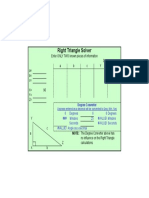 Right Triangle Solver: Enter ONLY TWO Known Pieces of Information Degrees A B C Y Z A B C X 90 Y Z