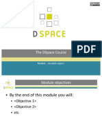 DSpace Course Presentation Template