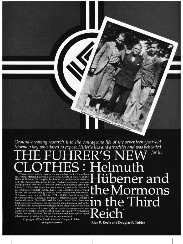 Helmuth Hübener: A Martyr's Story | PDF | Nazi Germany | Nazi Party