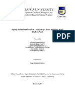 MAPÚA UNIVERSITY Piping and Instrumentation Diagram of Calaca Batangas Algal Biofuel Plant