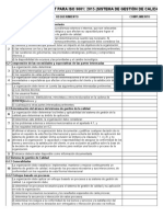 ISO 9001 Checklist