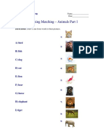 Beginning Matching - Animals Part 1.pdf