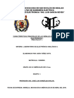 Practica#1 Características Principales de Las Señales Eléctricas y Electrónicas