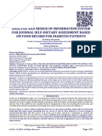 ANALYSIS AND DESIGN OF INFORMATION SYSTEM FOR JOURNAL SELF-DIETARY ASSESSMENT BASED ON FOOD RECORD FOR DIABETES PATIENTS