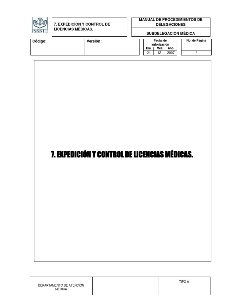 5. MANUAL DE EXPEDICION Y CONTROL DE LICENCIAS.pdf | Diagnostico medico