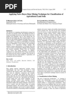 Download Applying Naive Bayes Data Mining Technique for Classification of Land Solis by bubblyyy SN38210563 doc pdf