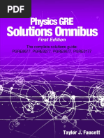 Download Physics GRE Solutions Omnibus by Taylor Faucett SN38210617 doc pdf