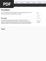 Foundation - Apple Developer Documentation