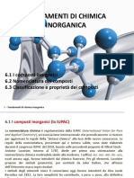 Cap. 6 Fondamenti Di Chimica Inorganica